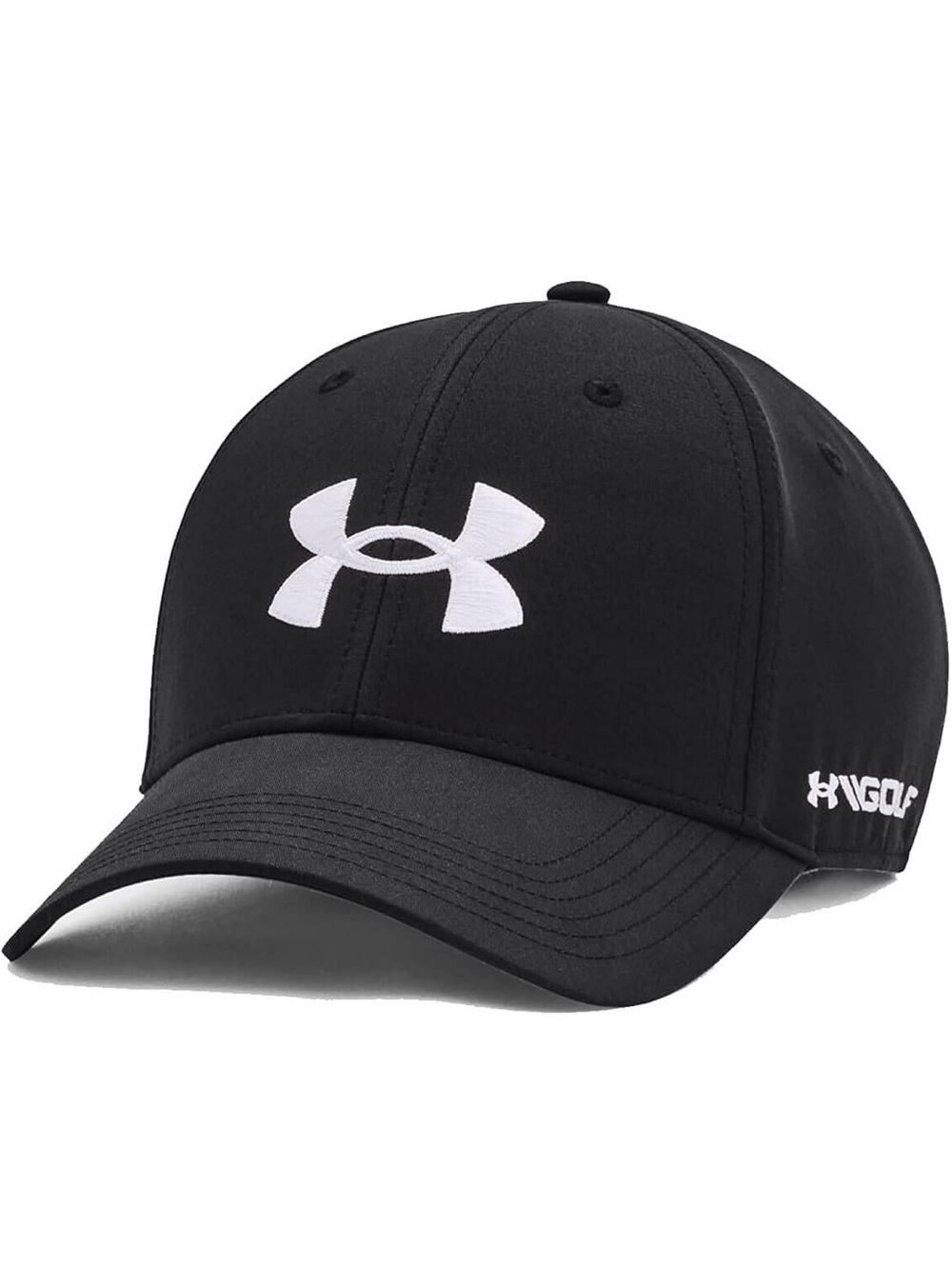 Under Armour | Black Hat with White Logo - Golf Style